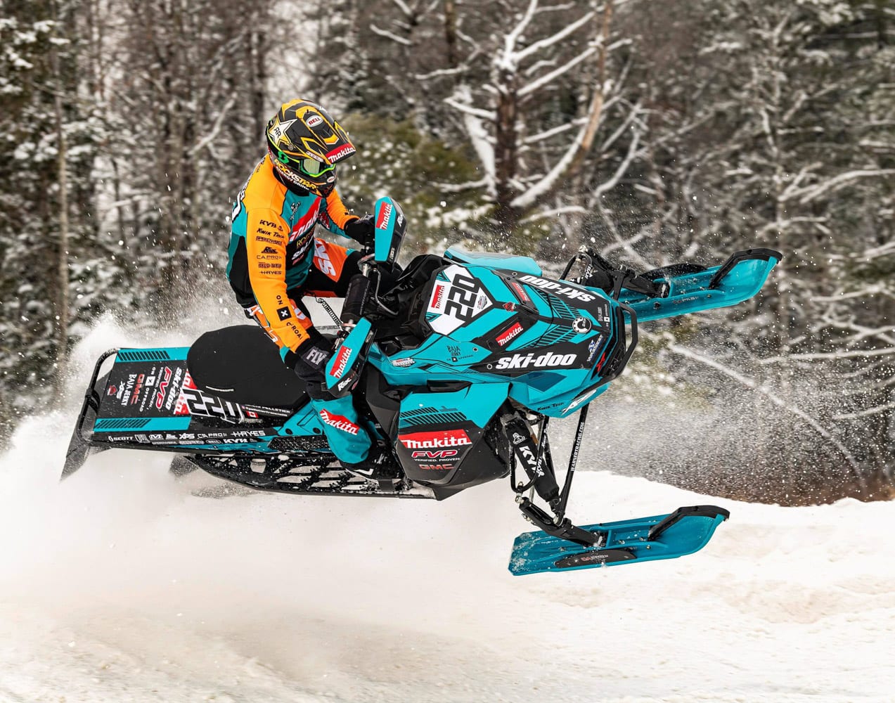 Snocross: Quebecers take off in the US